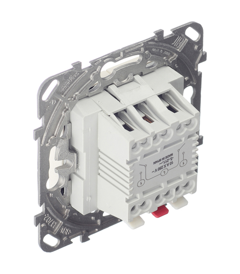 Выключатель Schneider Electric Unica MGU5.211.25ZD двухклавишный ...