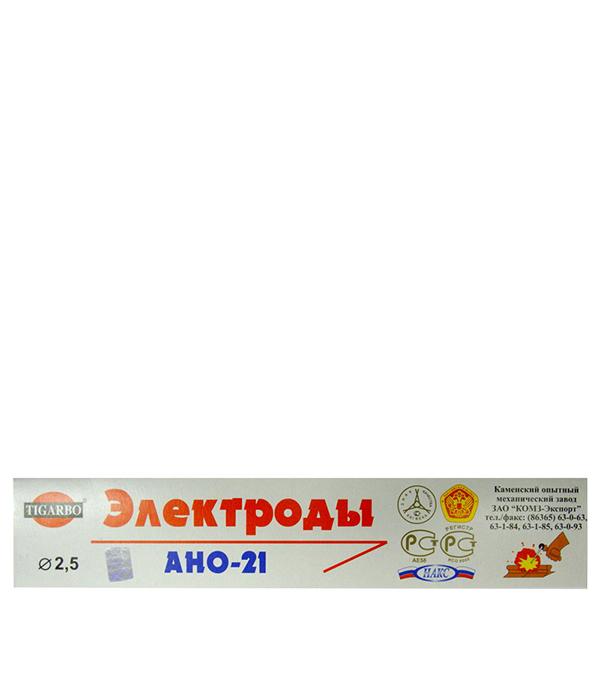 

Электроды Каменский ОМЗ АНО-21 d2,5 мм 1 кг