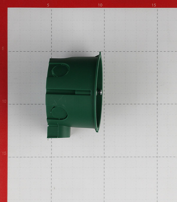фото Подрозетник schneider electric для бетона d68х46 мм 8 вводов зеленый ip30 наборная