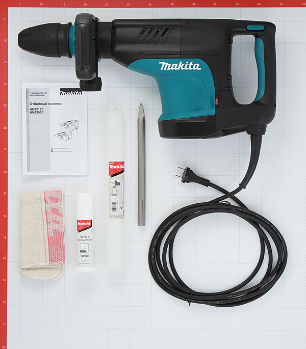 фото Отбойный молоток электрический makita hm1203c 1510 вт 25,5 дж sds-max